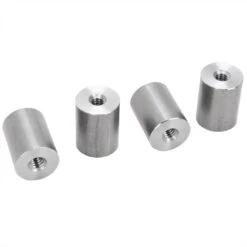 Threaded Steel Bungs 1 Inch Long - 1/4-20 Thread - 4 Pack -Motor Parts Hub 000087 Lowbrow Customs Threaded Steel Bungs 1 in long 1 4 20 thread 4 pack 5