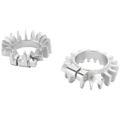 Finned Exhaust Pipe Clamps 23 Fins Unit Pre Unit Triumph OEM # 70-4501 1950-1971 -Motor Parts Hub 000377 LFHarris FinnedExhaustPipeClamps17finsUnitPreunittriumphOEM70 45011950 1971 3