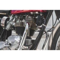 Finned Exhaust Pipe Clamps 23 Fins Unit Pre Unit Triumph OEM # 70-4501 1950-1971 -Motor Parts Hub 000377 emgo finned exhaust clamps for triumph bsa motorcycles img1540