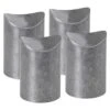 Coped Steel Bungs 1 Inch Long - 5/16-18 Thread - 4 Pack