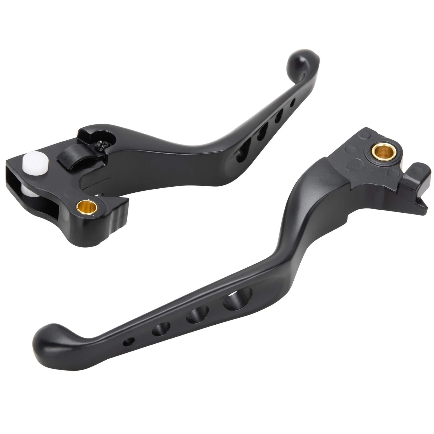 Drilled Black Clutch & Brake Lever Set For 2007 - 2013 XL Sportster 1 Drilled Black Clutch & Brake Lever Set For 2007 - 2013 XL Sportster