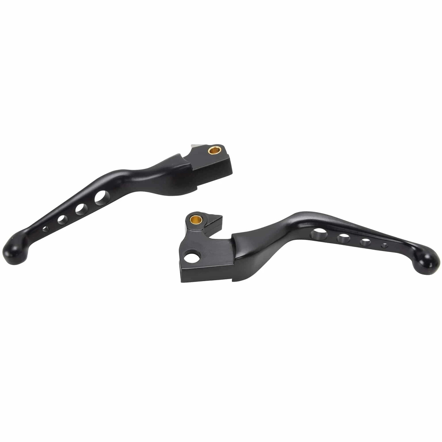 Drilled Black Clutch & Brake Lever Set For 2007 - 2013 XL Sportster 3 Drilled Black Clutch & Brake Lever Set For 2007 - 2013 XL Sportster - Image 3