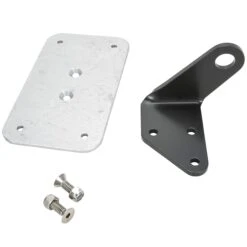 Axle Mount License Plate Bracket - 3/4 Inch Axles - Vertical Or Horizontal