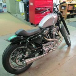 Blackbird Legacy Gas Tank For 1982 - 2003 Harley-Davidson Sportsters - 3.5 Gallon -Motor Parts Hub 003930 003931 003932 cycle standard blackbird gas tank installed 1