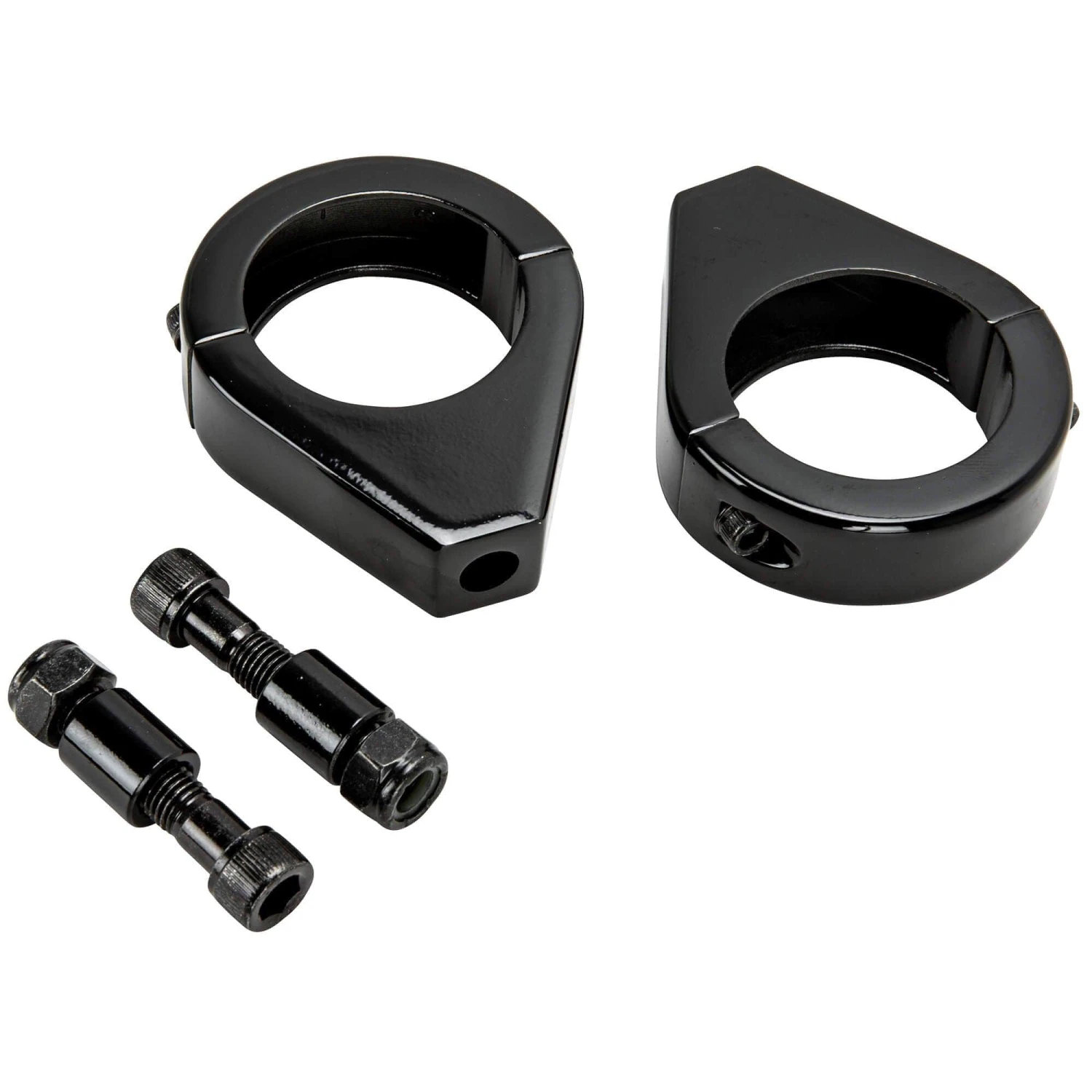 Turn Signal Fork Clamps For 39mm Fork Tubes - Black 4 Turn Signal Fork Clamps For 39mm Fork Tubes - Black - Image 4