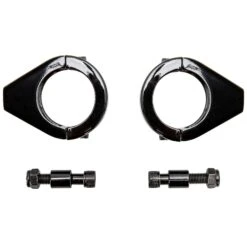 Turn Signal Fork Clamps For 39mm Fork Tubes - Black 6 Turn Signal Fork Clamps For 39mm Fork Tubes - Black -Motor Parts Hub 003938 cycle standard turn signal fork clamps 39mm black 4
