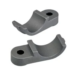 Cast Steel Coped Mounting Tabs -Motor Parts Hub 004054 lowbrow customs cast 1 inch coped tabs 4 2