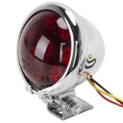 Bates Style Chrome LED Taillight