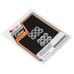 #8111-12 1/4-24 Hex Nut CAD Plated 6 Pack