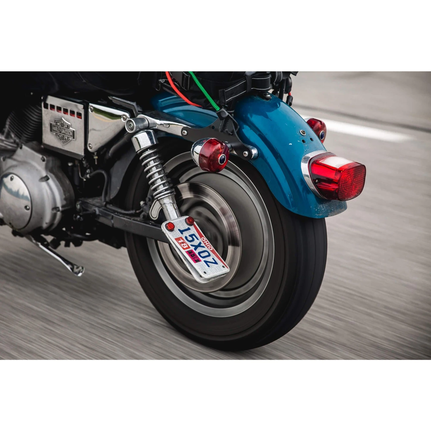 Axle Mount License Plate Bracket - 1 Inch (25mm) Axles - Vertical Or Horizontal - Image 10