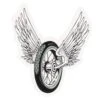 Winged Wheel Sticker - Small