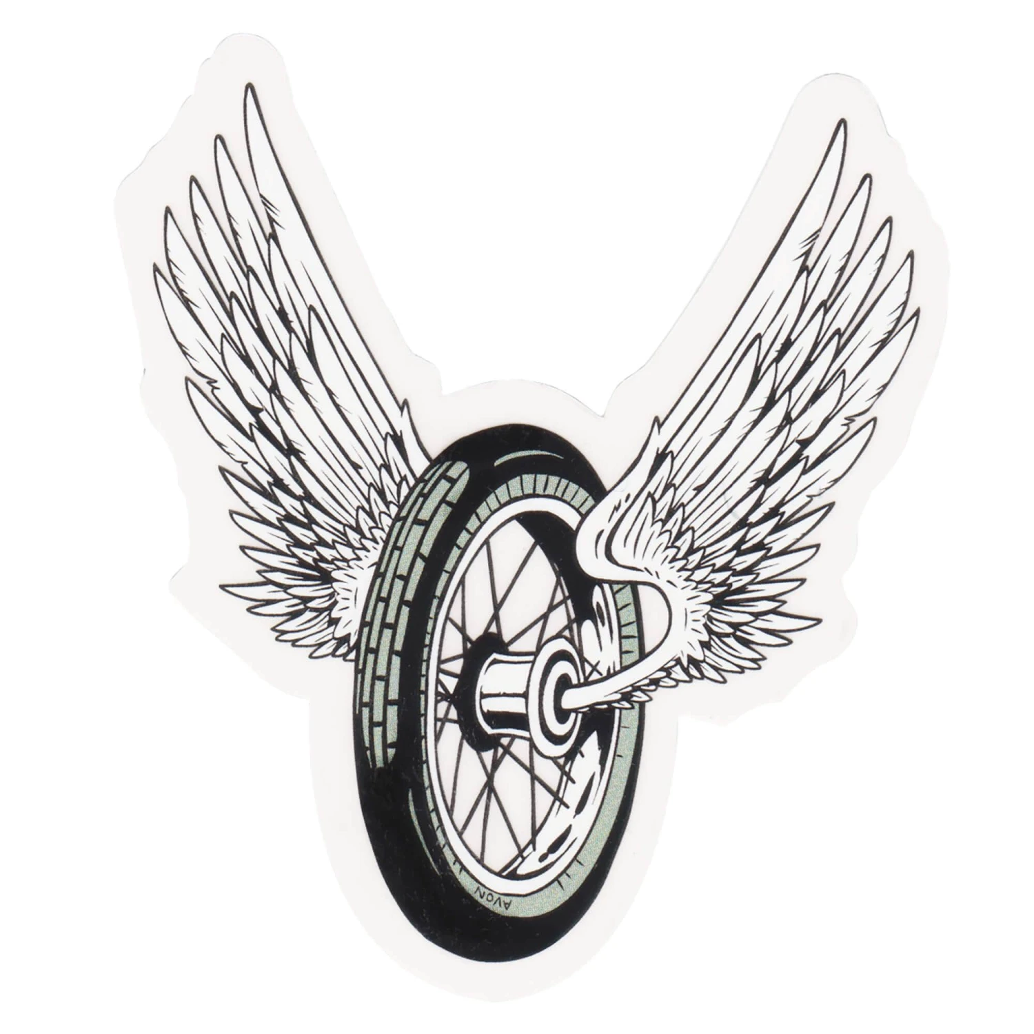 Winged Wheel Sticker - Small 1 Winged Wheel Sticker - Small