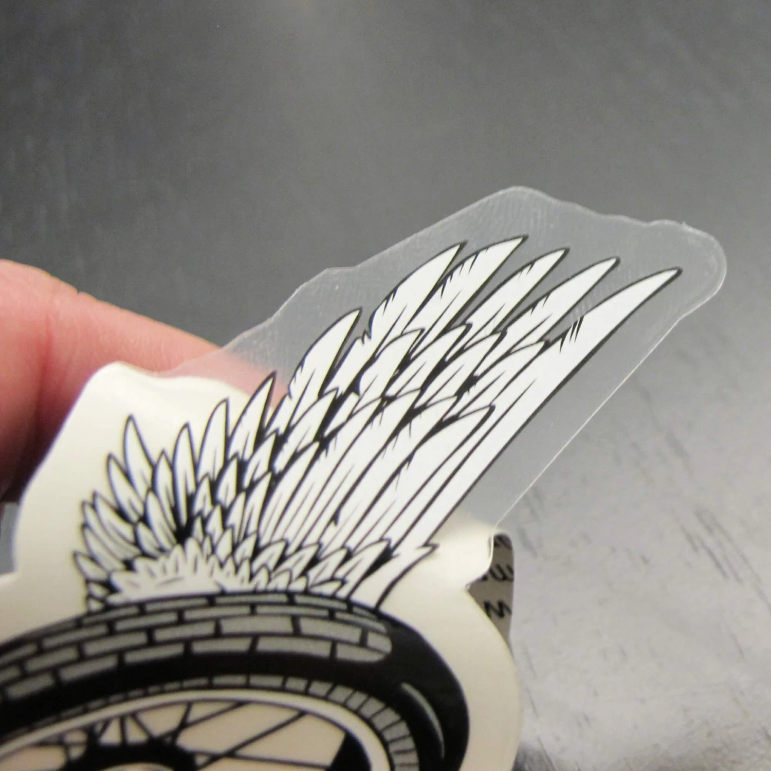 Winged Wheel Sticker - Small 2 Winged Wheel Sticker - Small - Image 2