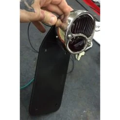 Axle Mount License Plate Bracket - Vertical - Left Side Mount - 3/4 Inch Axles 11 Axle Mount License Plate Bracket - Vertical - Left Side Mount - 3/4 Inch Axles -Motor Parts Hub 005995 gasbox axel mount license plate bracket bertical left side mount 3 4 inch axels