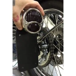 Axle Mount License Plate Bracket - Vertical - Left Side Mount - 3/4 Inch Axles 9 Axle Mount License Plate Bracket - Vertical - Left Side Mount - 3/4 Inch Axles -Motor Parts Hub 005995 gasbox axel mount license plate bracket bertical left side mount 3 4 inch axels img 2429