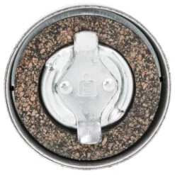 Reproduction Long Skirted Eaton Style Bayonet / Cam Style Vented Gas Cap - Chrome -Motor Parts Hub 006849 cycle standard long skirted cam style gas cap chrome 3 1