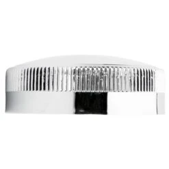 Reproduction Long Skirted Eaton Style Bayonet / Cam Style Vented Gas Cap - Chrome -Motor Parts Hub 006849 cycle standard long skirted cam style gas cap chrome 4 1