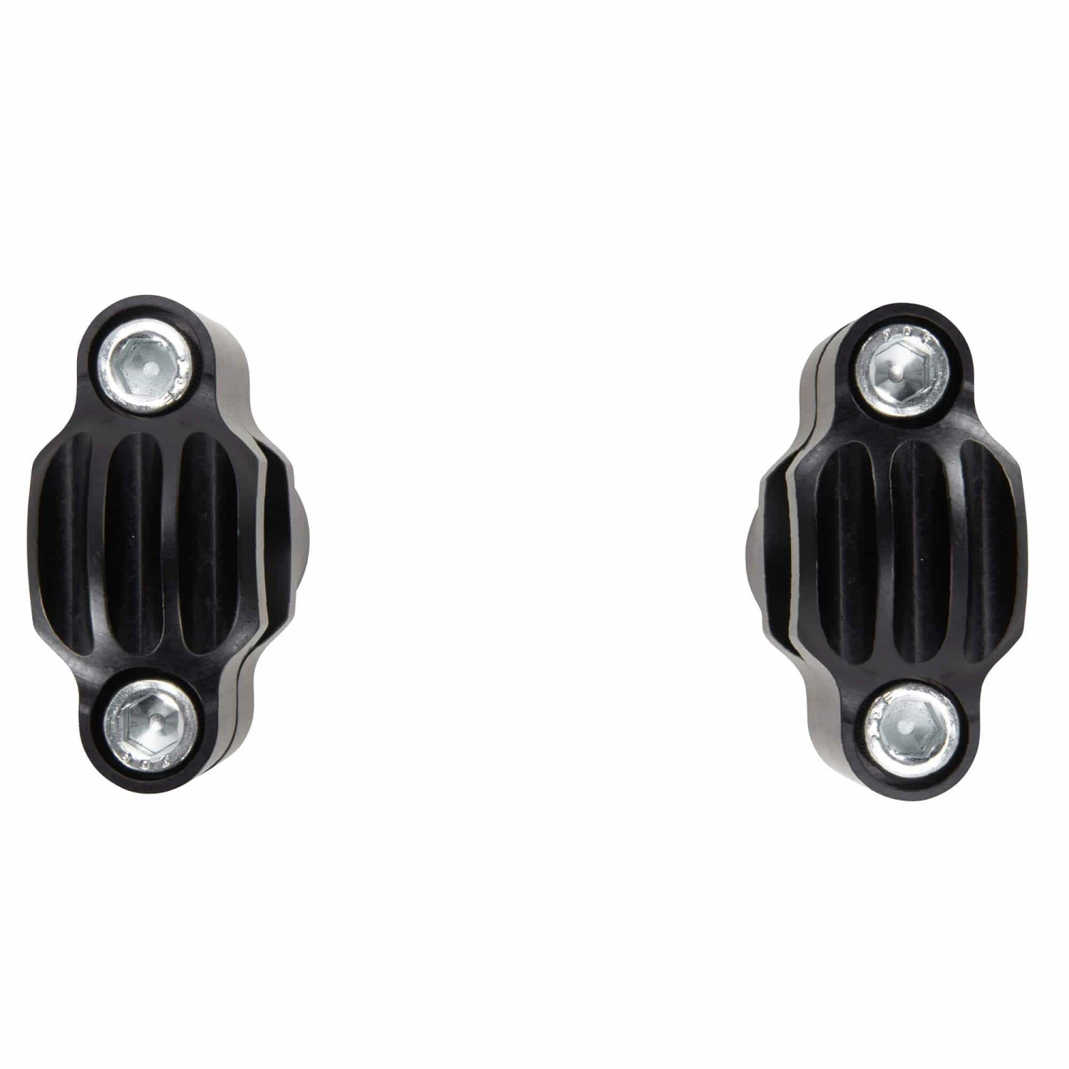 Finned 1" Handlebar Risers - Black 4 Finned 1" Handlebar Risers - Black - Image 4