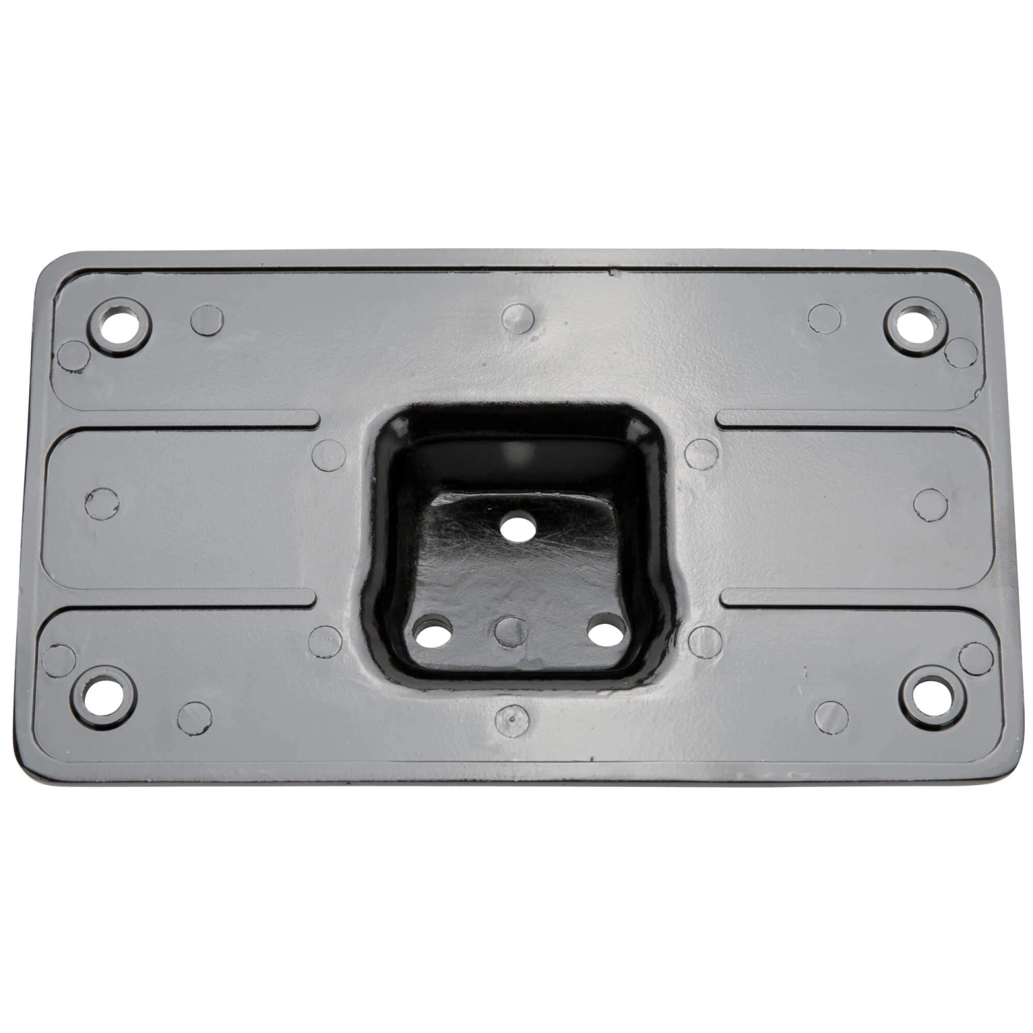 Laydown License Plate Mount - Black - Bolt-on Fitment For 1955 - 2018 Harley-Davidson - Image 2