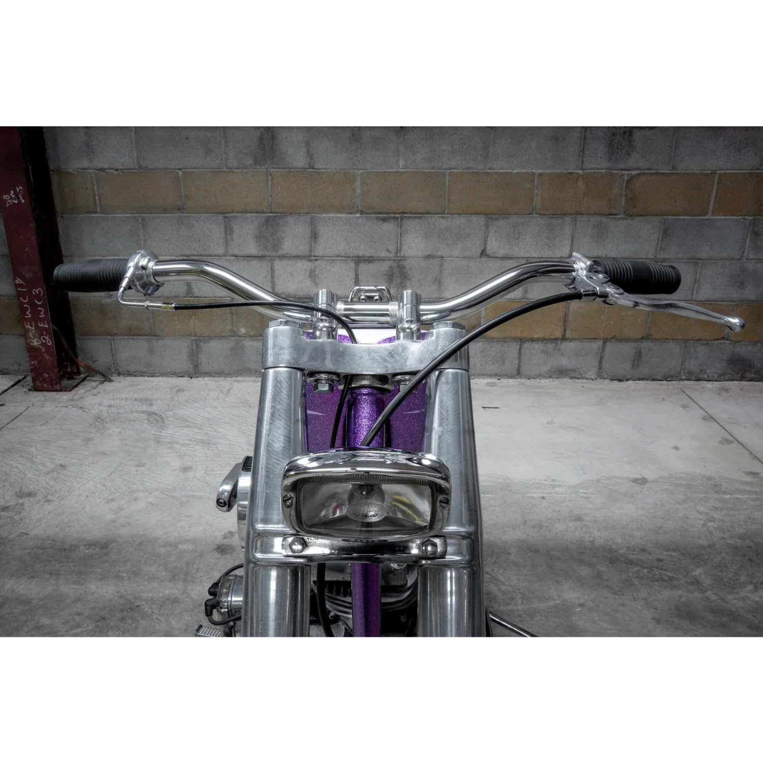 Scrambler Handlebars - 1 Inch - Chrome 13 Scrambler Handlebars - 1 Inch - Chrome - Image 13