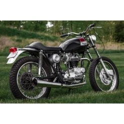 Scrambler Handlebars - 1 Inch - Chrome 38 Scrambler Handlebars - 1 Inch - Chrome -Motor Parts Hub 008171 cycle standard scrambler handlebars 1 inch chrome web9