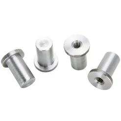 Motor Parts Hub -Motor Parts Hub 008293 lowbrow customs tophat blind threaded steel bung 1 4 20 thread 3