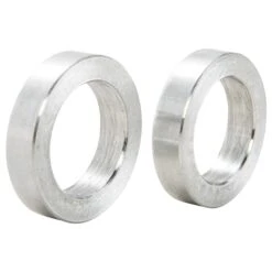 3/4 Inch ID X 1/4 Inch Long Aluminum Motorcycle Wheel Axle Spacers - Pair