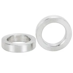 3/4 Inch ID X 1/4 Inch Long Aluminum Motorcycle Wheel Axle Spacers - Pair -Motor Parts Hub 008299 lowbrow customs 3 4x1 4 aluminum wheel axle spacers 3