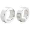 3/4 Inch ID X 3/8 Inch Long Aluminum Motorcycle Wheel Axle Spacers - Pair