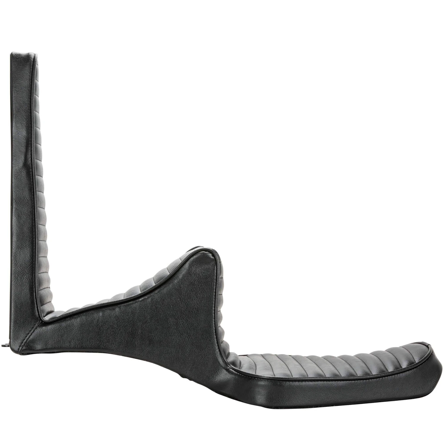 Traditional King And Queen Seat - Black H-Pleat - 1982-2003 Sportsters 2 Traditional King And Queen Seat - Black H-Pleat - 1982-2003 Sportsters - Image 2