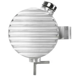 Clamp On Aluminum Oil Tank - 1954 - 1970 Triumph 650 - Finned Ends 12 Clamp On Aluminum Oil Tank - 1954 - 1970 Triumph 650 - Finned Ends -Motor Parts Hub 008357 choppahead clamp on aluminum oil tank 3