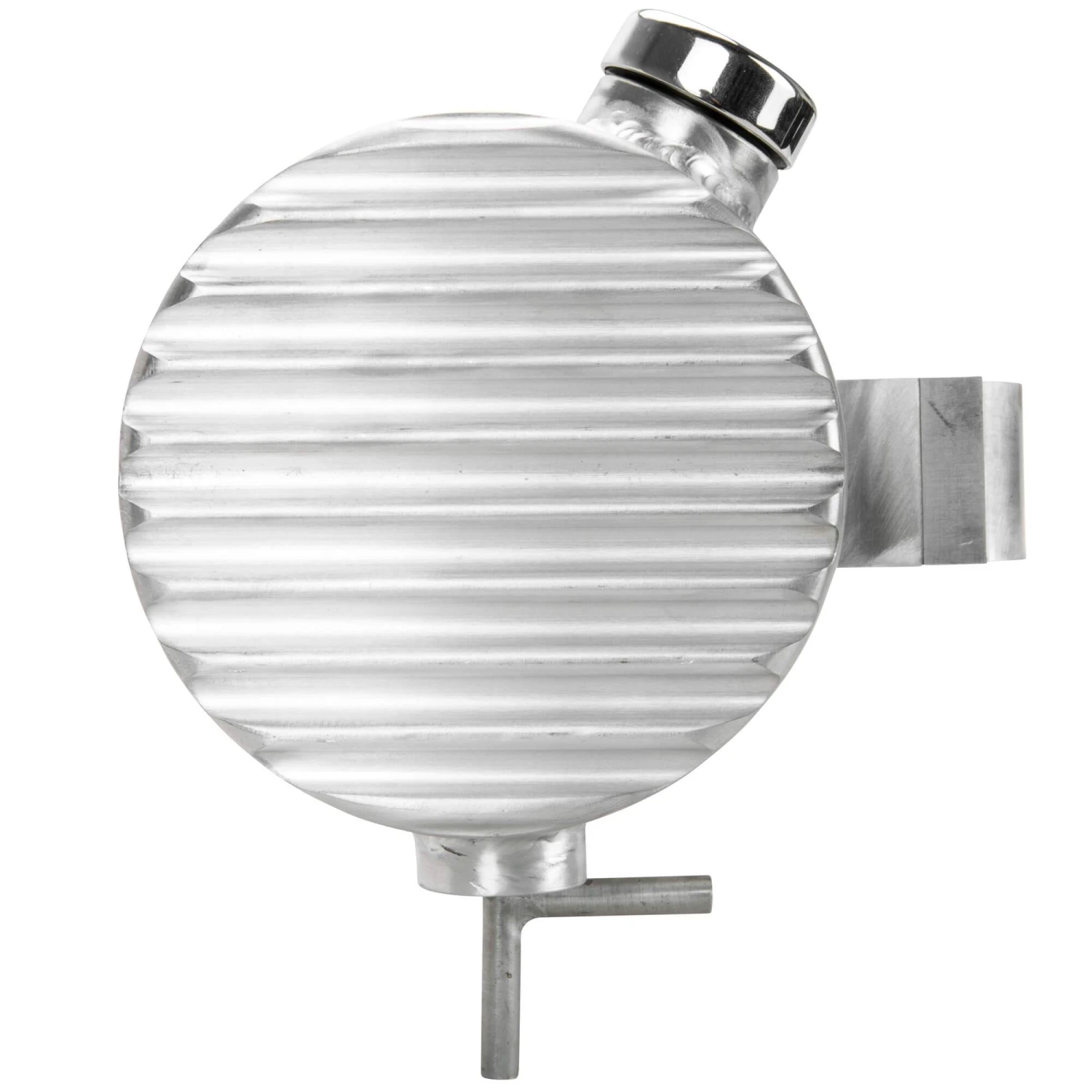 Clamp On Aluminum Oil Tank - 1954 - 1970 Triumph 650 - Finned Ends 4 Clamp On Aluminum Oil Tank - 1954 - 1970 Triumph 650 - Finned Ends - Image 4