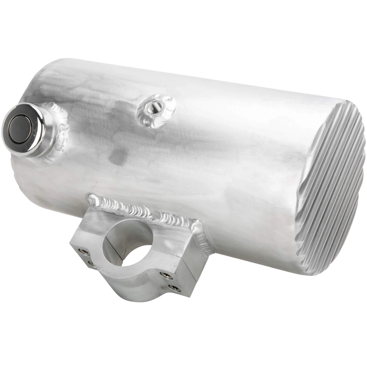 Clamp On Aluminum Oil Tank - 1954 - 1970 Triumph 650 - Finned Ends 9 Clamp On Aluminum Oil Tank - 1954 - 1970 Triumph 650 - Finned Ends - Image 9