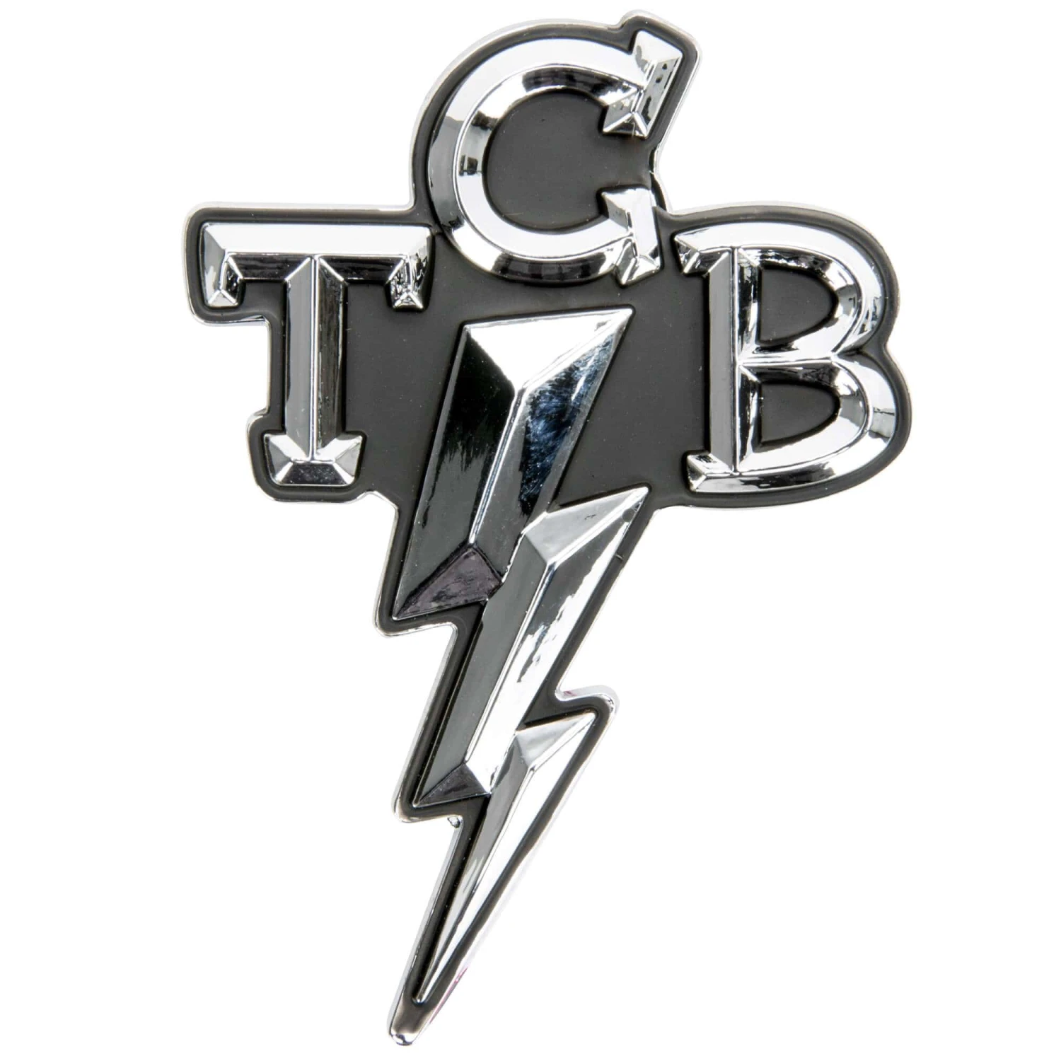 TCB Takin' Care Of Business Chrome Stick-On 3D Emblem 2 TCB Takin' Care Of Business Chrome Stick-On 3D Emblem - Image 2