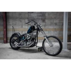 Rabbit Ears Handlebars - 1 Inch - Black -Motor Parts Hub 008776 lowbrow customs rabbit ears handlebars 1in black 2