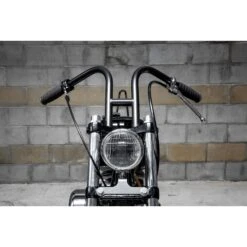 Rabbit Ears Handlebars - 1 Inch - Black -Motor Parts Hub 008776 lowbrow customs rabbit ears handlebars 1in black 4