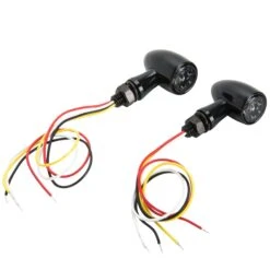 Paradox Red/Amber LED Tail Light / Turn Signals - Smoke Lens - Black