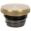 Banded Screw-In Gas Cap For Harley-Davidson 1982-1995 / Modern Triumph Bonneville T100 / T120, Scrambler, Thruxton - Brass