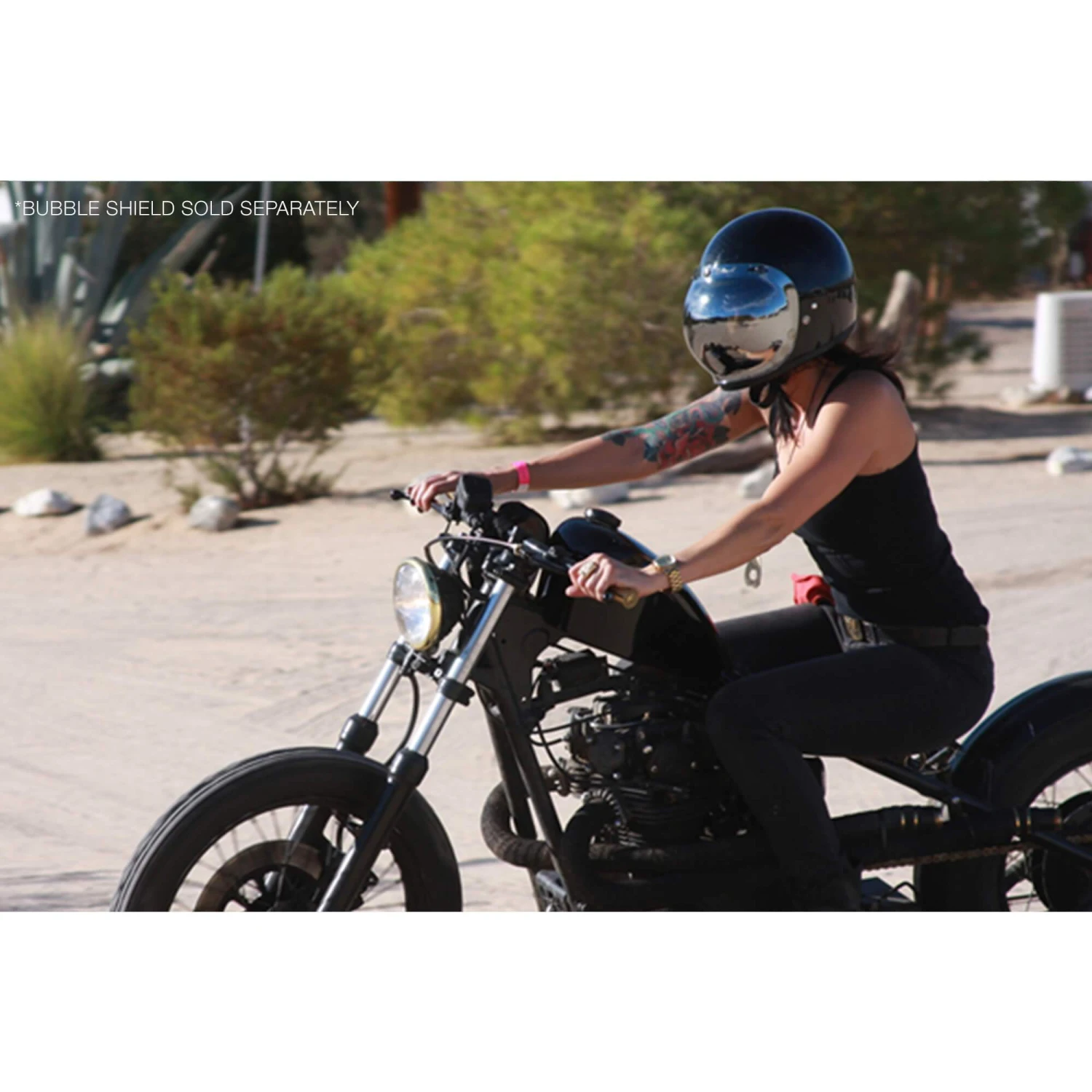 Bonanza Helmet DOT Approved Helmet - Gloss Black 7 Bonanza Helmet DOT Approved Helmet - Gloss Black - Image 7