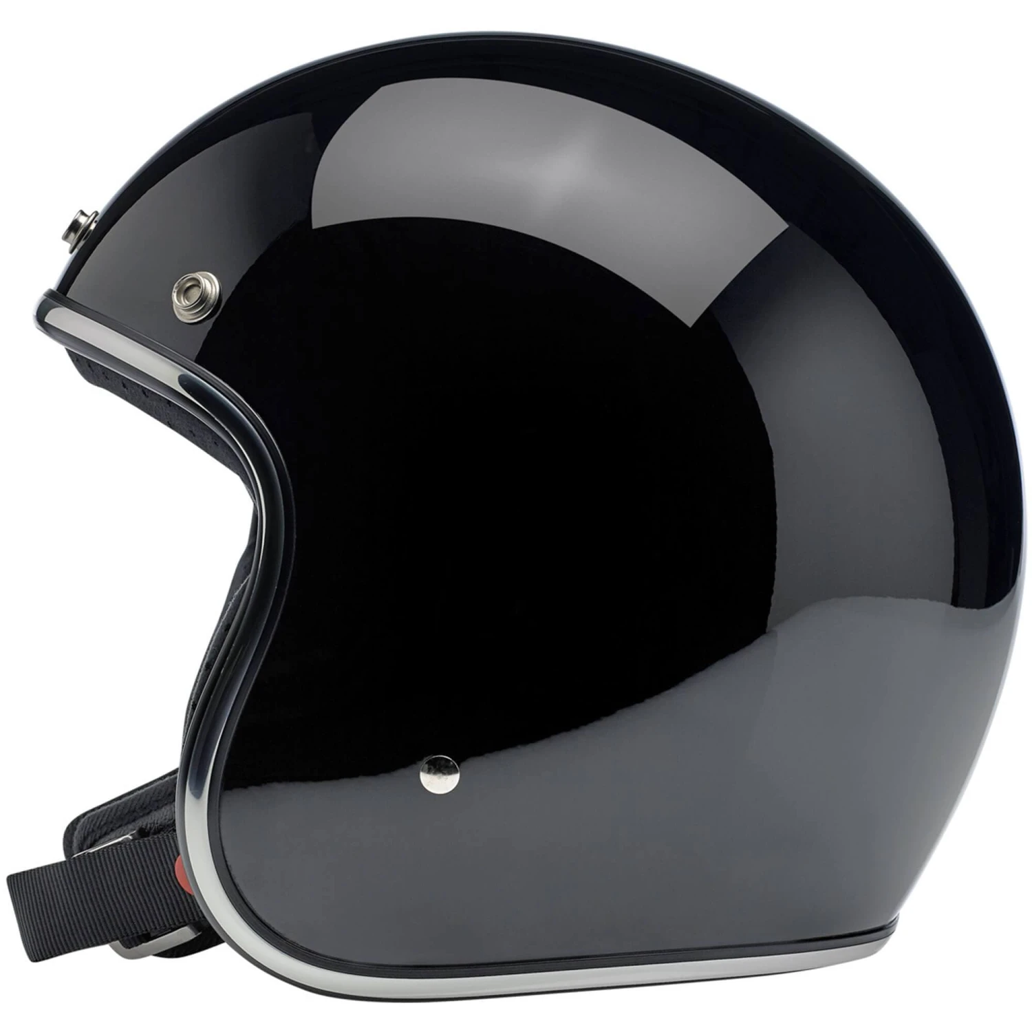 Bonanza Helmet DOT Approved Helmet - Gloss Black 5 Bonanza Helmet DOT Approved Helmet - Gloss Black - Image 5