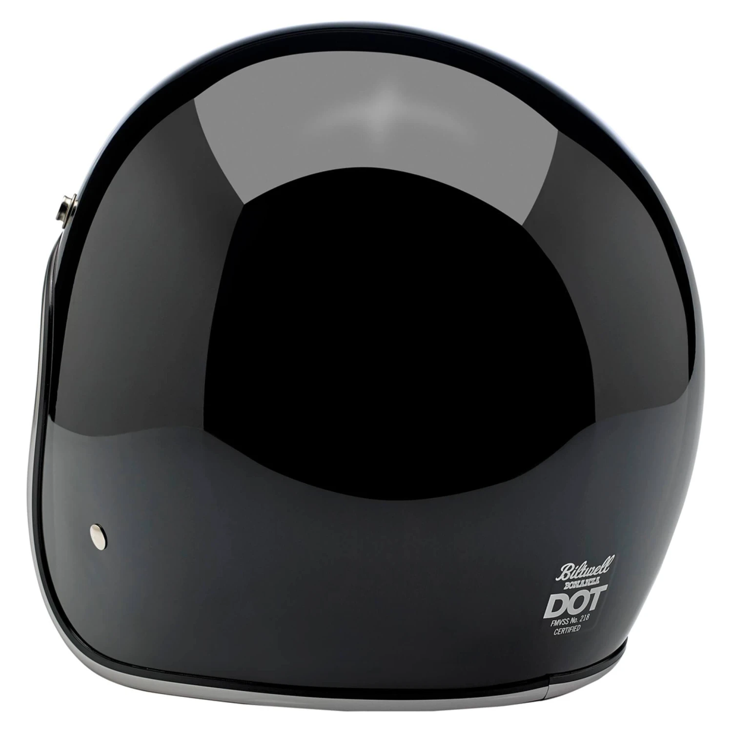 Bonanza Helmet DOT Approved Helmet - Gloss Black 6 Bonanza Helmet DOT Approved Helmet - Gloss Black - Image 6