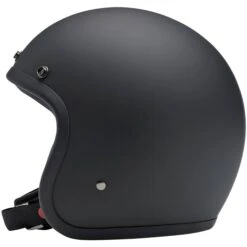 Bonanza Helmet DOT Approved Helmet - Flat Black -Motor Parts Hub 009095 BiltwellBonanzaHelmetFlatBlackDOTApproved web2
