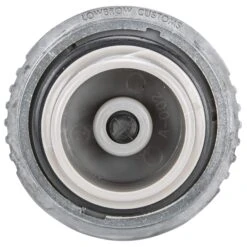 Finned Thread-In Gas Cap For Harley-Davidson 1996 & Later - Polished -Motor Parts Hub 009189 lowbrow customs finned gas cap 96 later harley davidson polished 7318