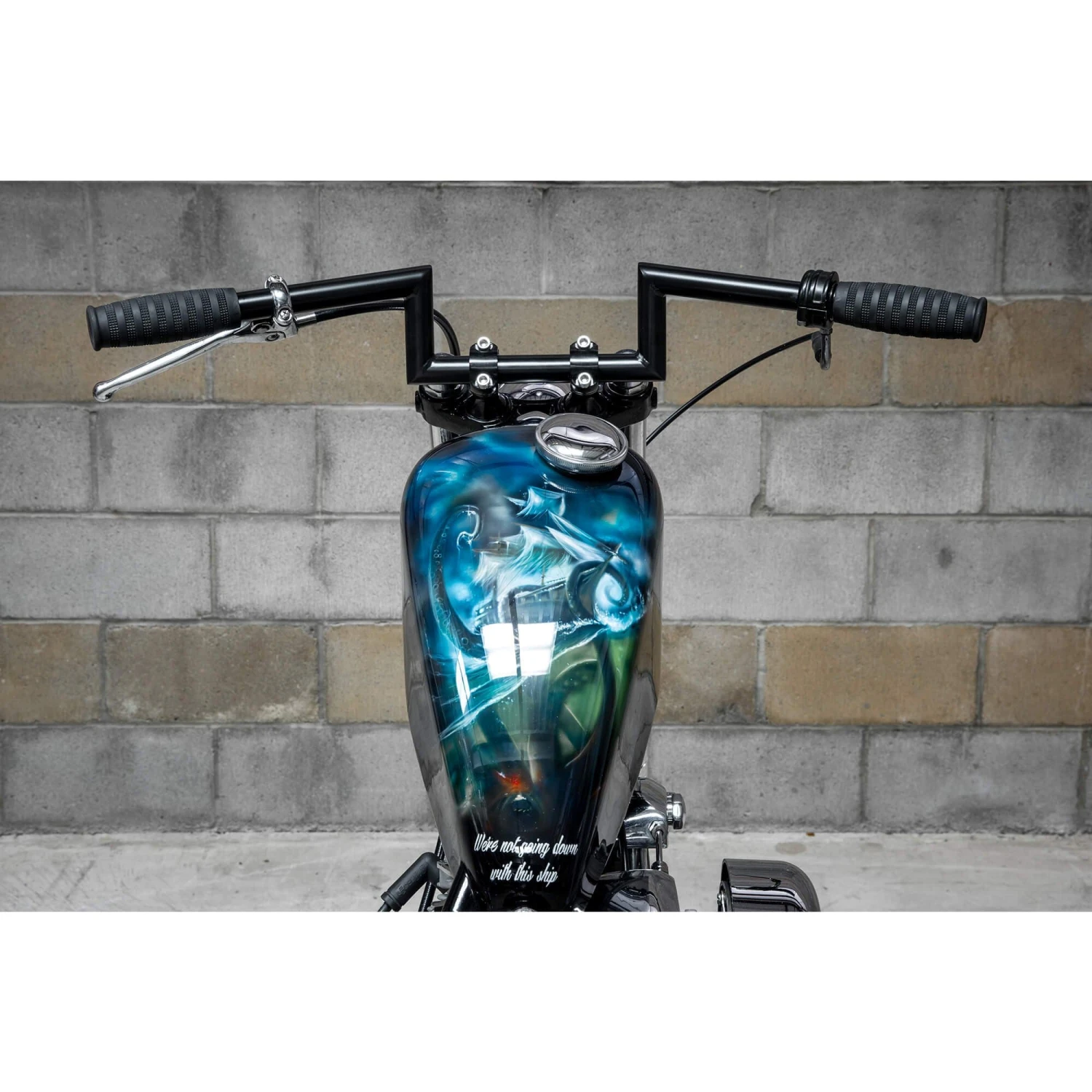 Z Bar Handlebars - 1 Inch - 4 Inch Rise - Black 9 Z Bar Handlebars - 1 Inch - 4 Inch Rise - Black - Image 9