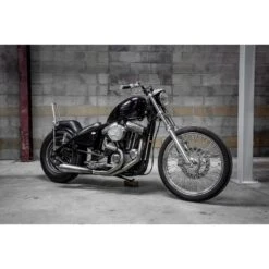 Z Bar Handlebars - 1 Inch - 4 Inch Rise - Black 28 Z Bar Handlebars - 1 Inch - 4 Inch Rise - Black -Motor Parts Hub 009253 cycle standard z bar handlebars 1in 4in rise black 6