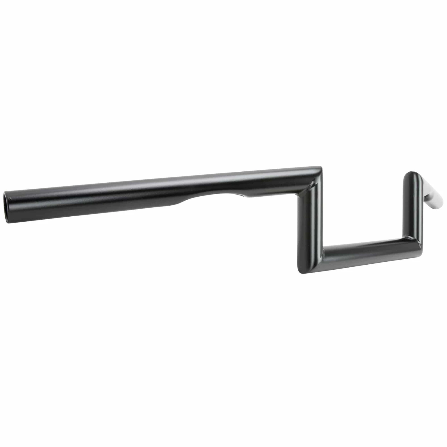 Z Bar Handlebars - 1 Inch - 4 Inch Rise - Black 6 Z Bar Handlebars - 1 Inch - 4 Inch Rise - Black - Image 6