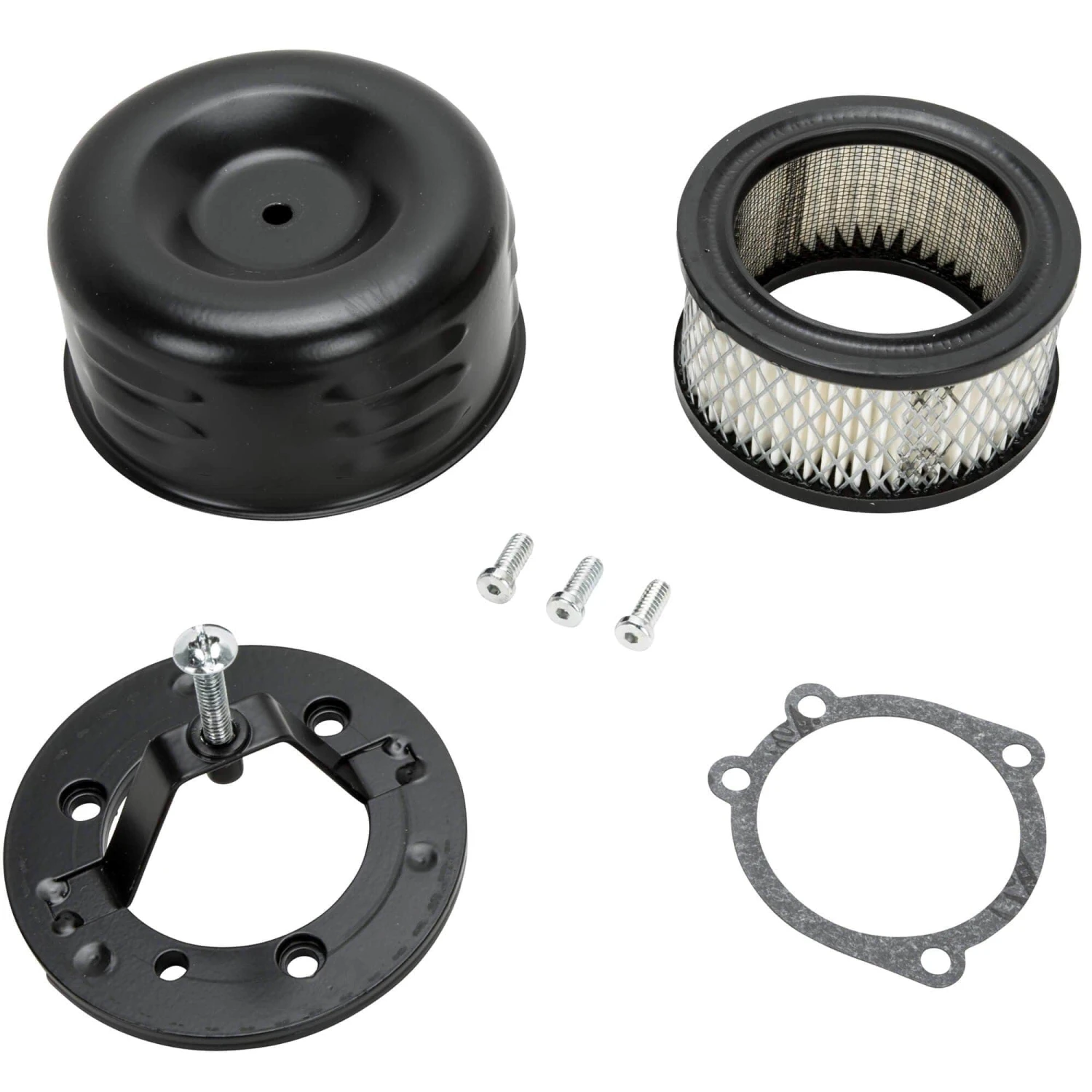 Louvered Air Cleaner For Harley CV / EFI 1991-2020 - Black 1 Louvered Air Cleaner For Harley CV / EFI 1991-2020 - Black