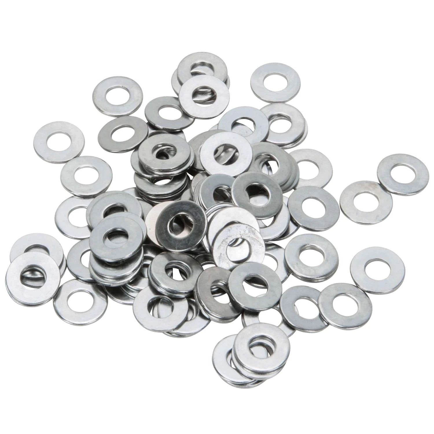 #1/4-F-100 Chrome Plated Flat Washers 1/4 Inch - Bag 0f 100 1 #1/4-F-100 Chrome Plated Flat Washers 1/4 Inch - Bag 0f 100