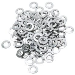 #1/4-L-100 Chrome Plated Lock Washers 1/4 Inch - Bag Of 100