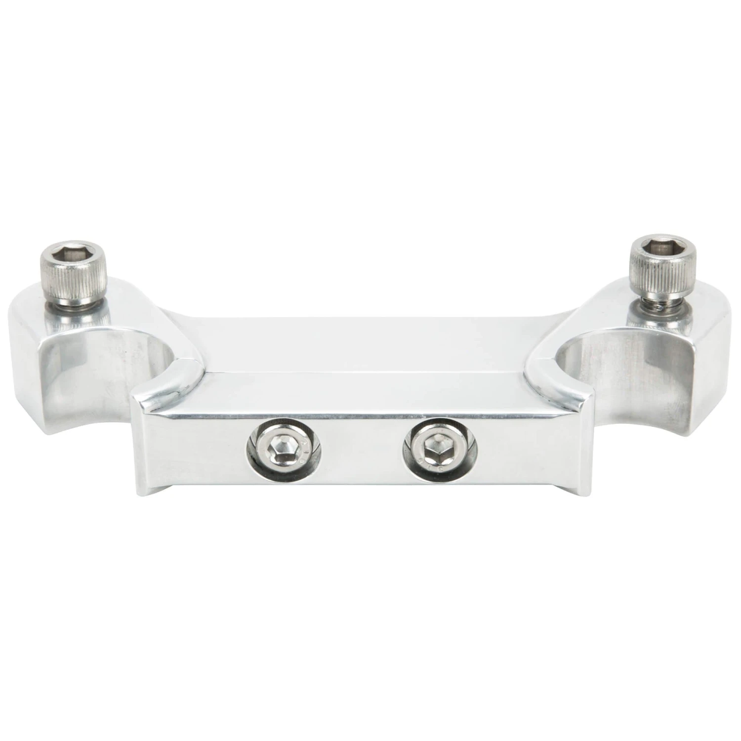 Speedometer Gauge Riser Mount For 1 Inch T-Bar Handlebars - Polished 1 Speedometer Gauge Riser Mount For 1 Inch T-Bar Handlebars - Polished